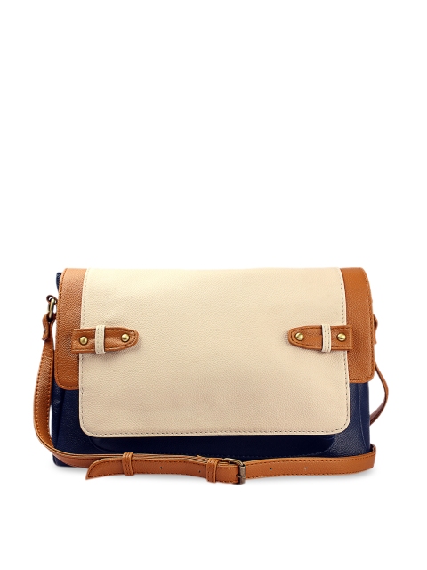 

SASSAFRAS Blue PU Structured Sling Bag