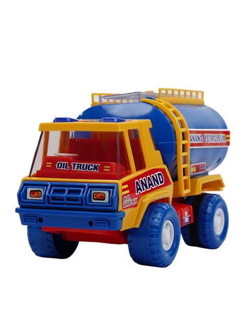 

UNITED AGENCIES Kids Multicoloured Cartoon Oil Tanker Toy Vehicle, Multi