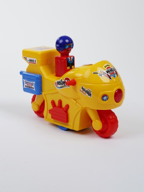 

UNITED AGENCIES Kids Multicoloured Cartoon Ninja Bike Toy Vehicle, Multi