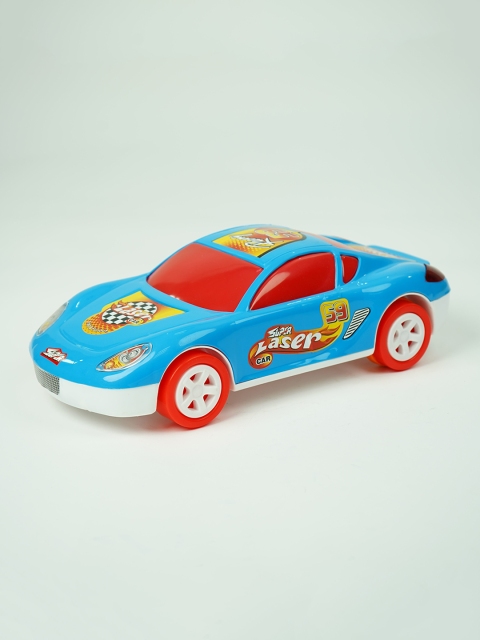 

UNITED AGENCIES Kids Red & Sea Green Laser Racing Car Toy Vehicle