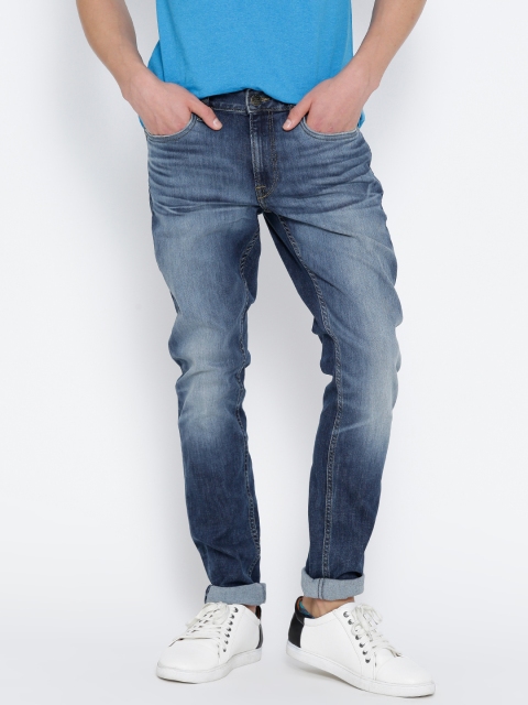 

Jack & Jones Men Blue Liam Skinny Fit Low-Rise Stretchable Jeans