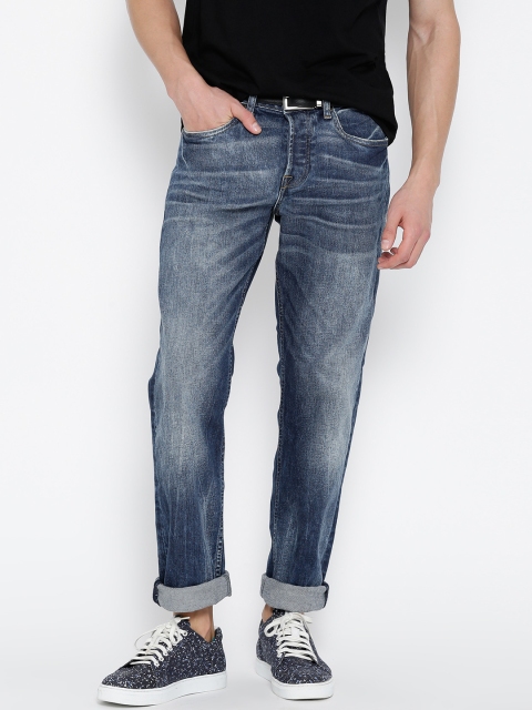 

Jack & Jones Men Blue Mike Comfort Fit Stretchable Jeans