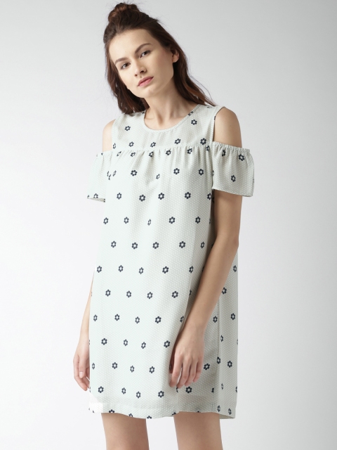 

Mast & Harbour Off-white Printed Dress