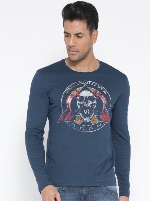 

Free Authority Men Navy Blue Call of Duty Printed T-shirt