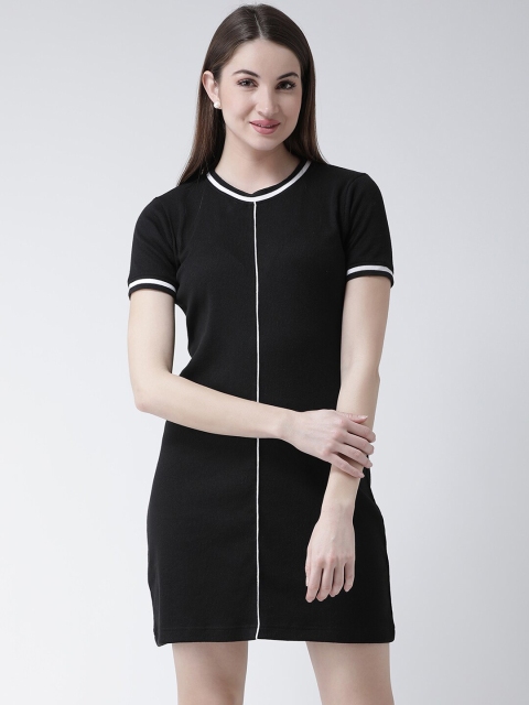 

Club York Women Black T-shirt Dress