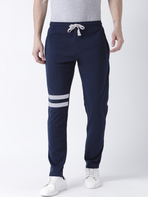 

Club York Men Navy Blue Solid Slim Fit Track Pant