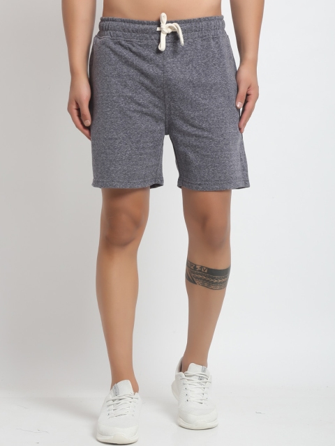 

Club York Men Navy Blue Cotton Shorts