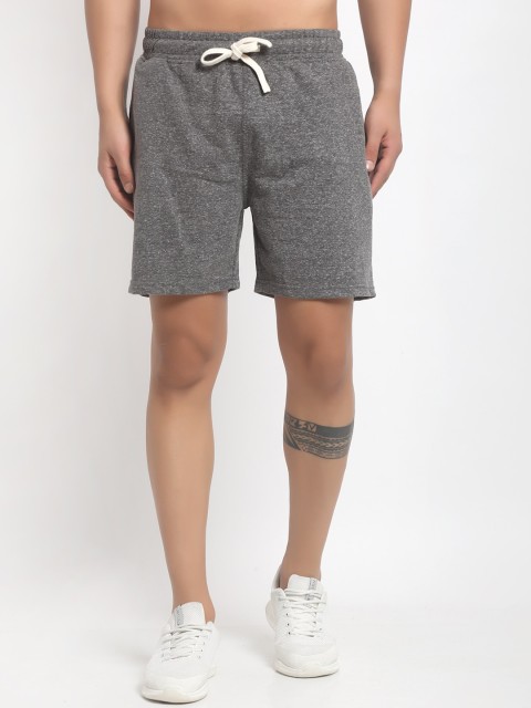 

Club York Men Charcoal Grey Cotton Shorts