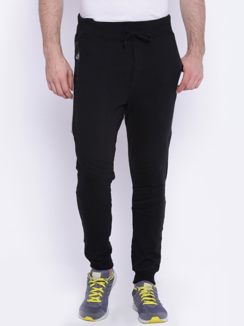 

Campus Sutra Black Track Pants