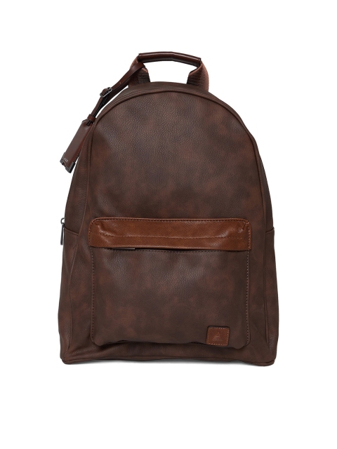 

ALDO Men Brown Solid Backpack