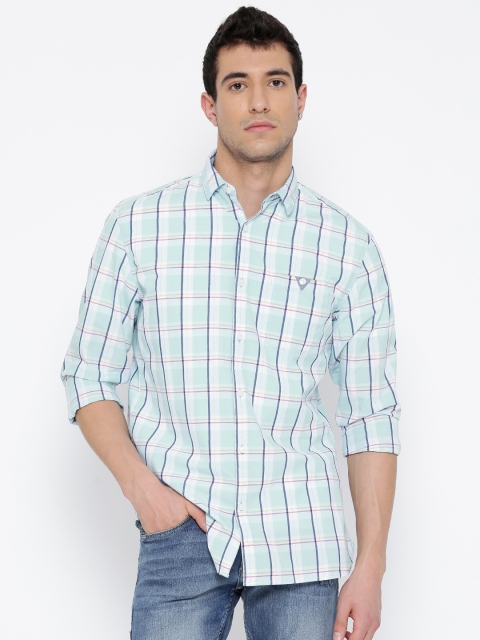 

Jack & Jones Men Blue Slim Fit Checked Casual Shirt