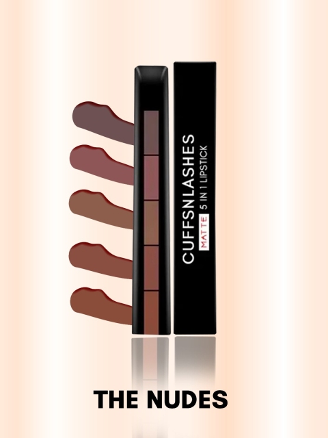 

CUFFS N LASHES 5 In 1 Lipstick 01, Multi
