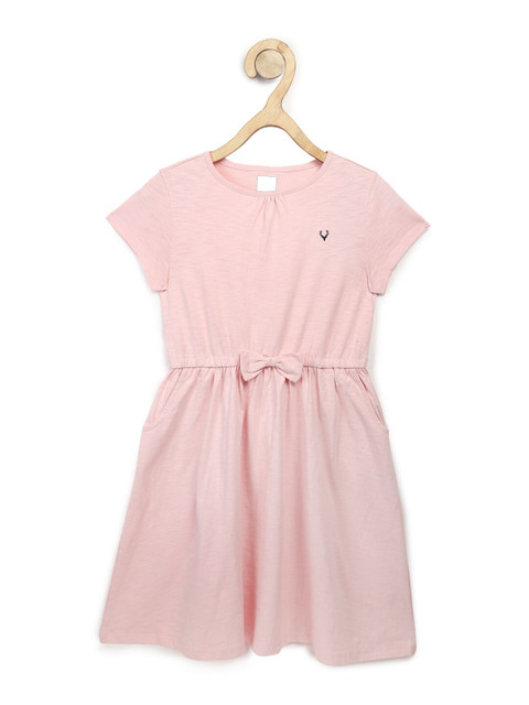 

Allen Solly Junior Girls Pink Pure Cotton Dress
