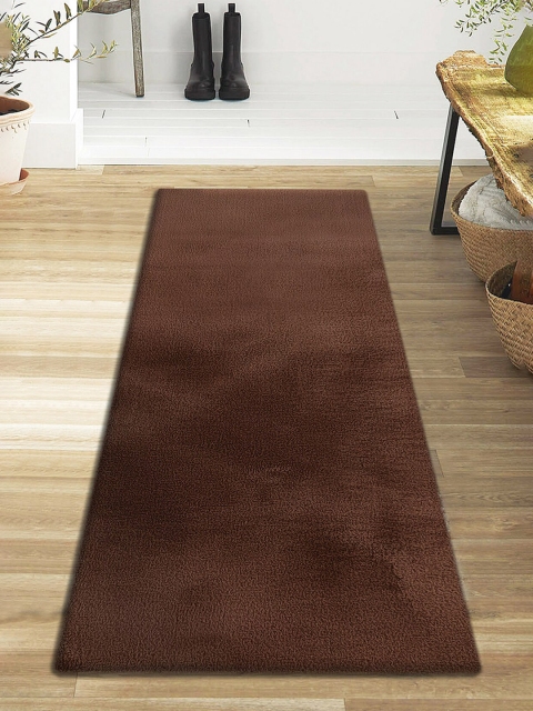 

OBSESSIONS Light Brown Solid Floor Runner