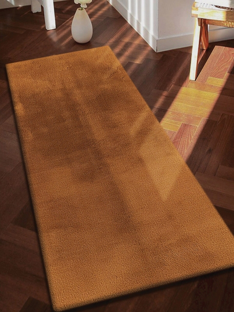 

OBSESSIONS Gold-Coloured Solid Floor Runner