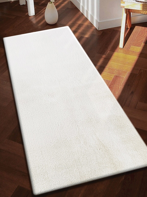 

OBSESSIONS White Solid Floor Runner