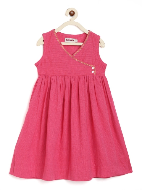 

Fabindia Pink Cotton Dress