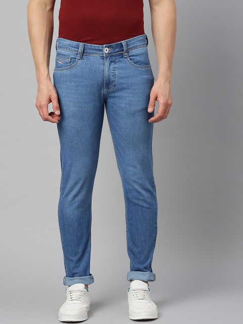 

Code 61 Men Blue Skinny Fit Low-Rise Light Fade Stretchable Jeans