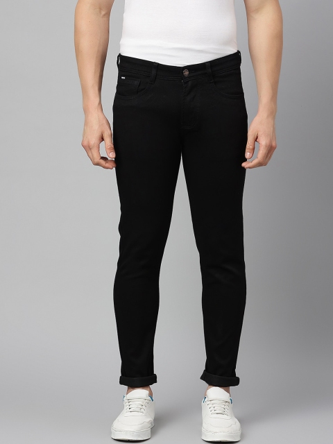 

Code 61 Men Black Skinny Fit Low-Rise Stretchable Cotton Jeans