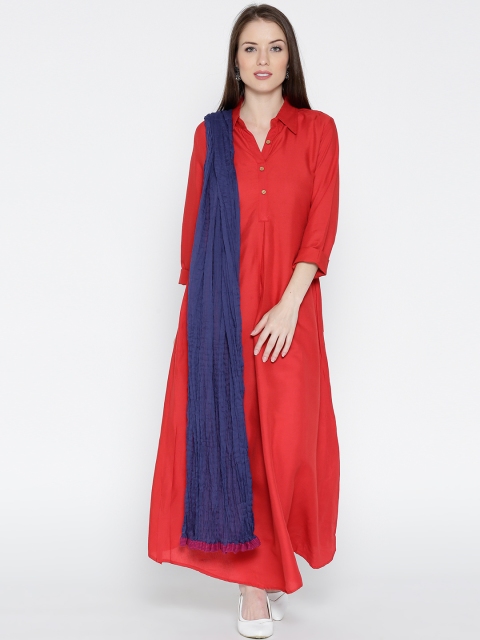 

Biba Blue Crinkled Dupatta