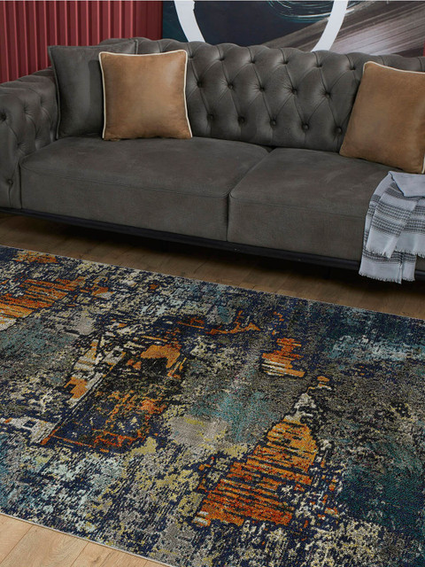 

Obsessions Obsessions Blue Abstract Carpet