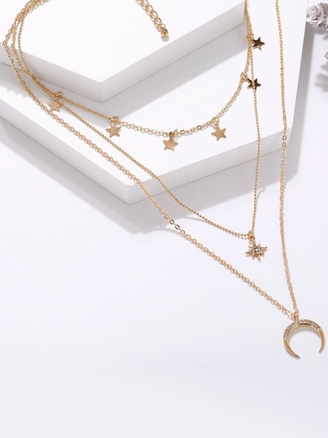 

Vembley Set of 2 Gold-Toned Gold-Plated Layered Necklace