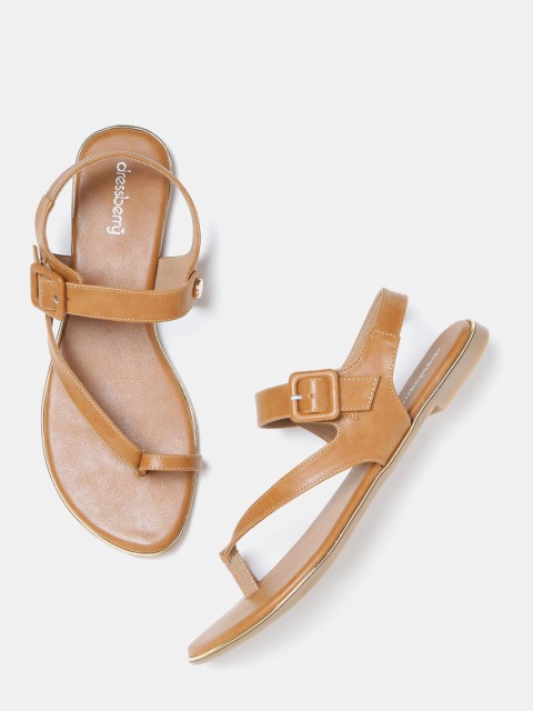 

DressBerry Women Brown Flats
