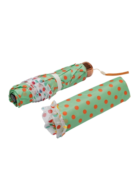 

LOOM LEGACY Green & Orange Printed 3-Fold Umbrella