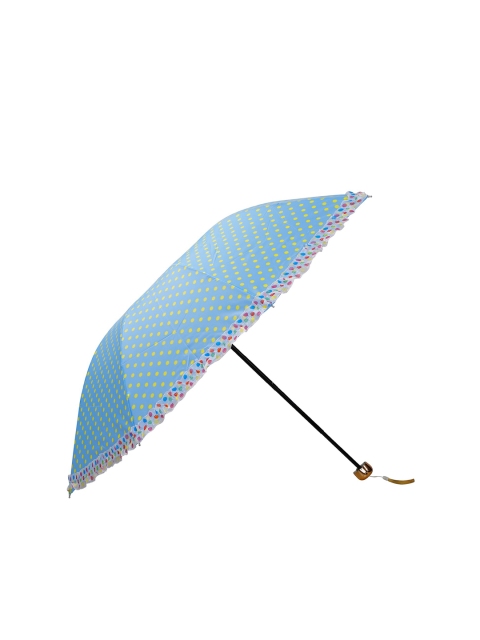 

LOOM LEGACY Blue & Yellow Geometric Printed 3-Fold Umbrella