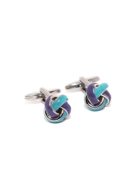 

The Bro Code Blue & Steel-Toned Interlinked Cufflinks