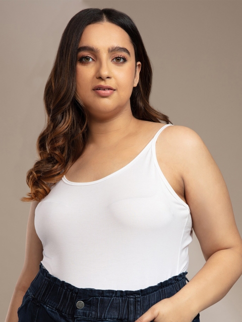 

20Dresses Women White Solid T-shirt