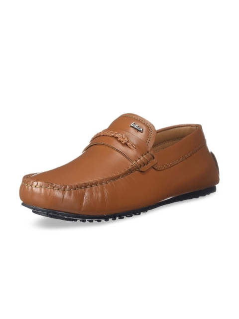 

Lee Cooper Men Tan Leather Loafers