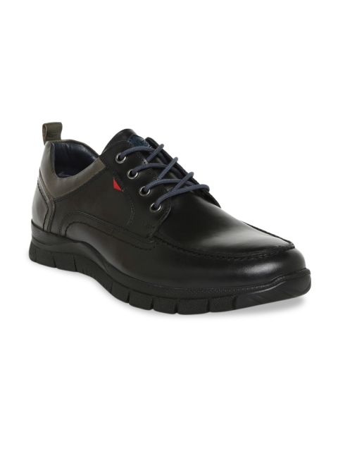 

Lee Cooper Men Black Leather Sneakers