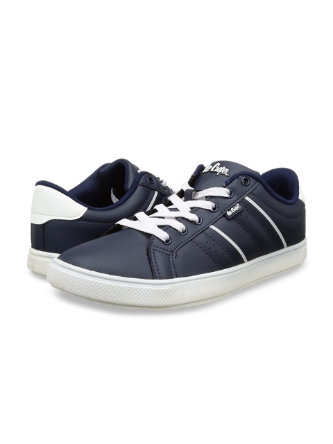 

Lee Cooper Men Blue Colourblocked PU Sneakers