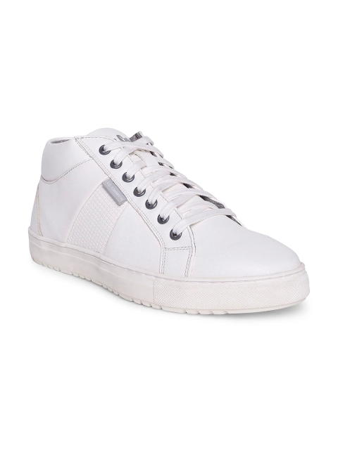 

Lee Cooper Men White PU Sneakers