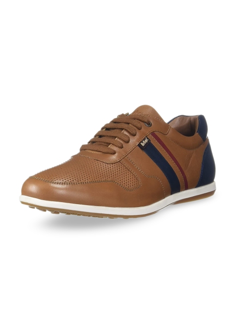 

Lee Cooper Men Tan Perforations PU Flat Boots