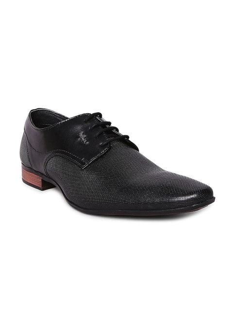 

Lee Cooper Men Black Textured Leather Formal Derby