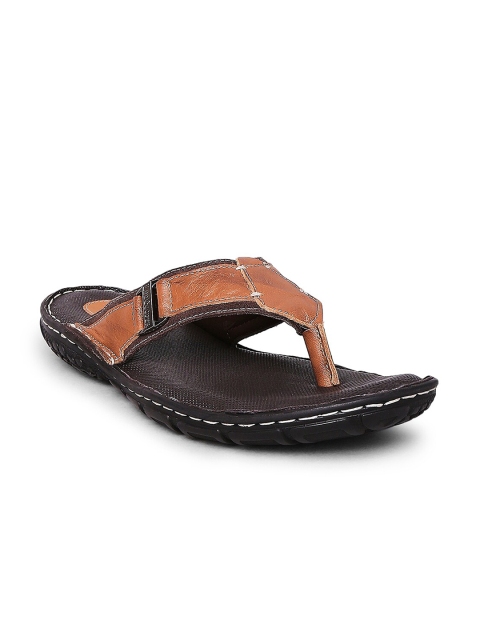 

Lee Cooper Men Tan Leather Comfort Sandals