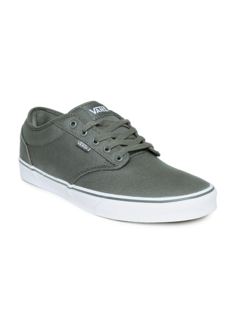 

Vans Men Grey Solid Atwood Regular Sneakers