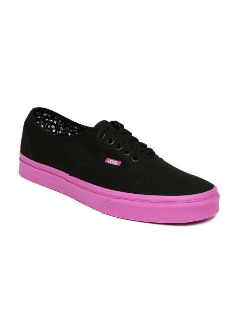 

Vans Unisex Black & Purple Sneakers