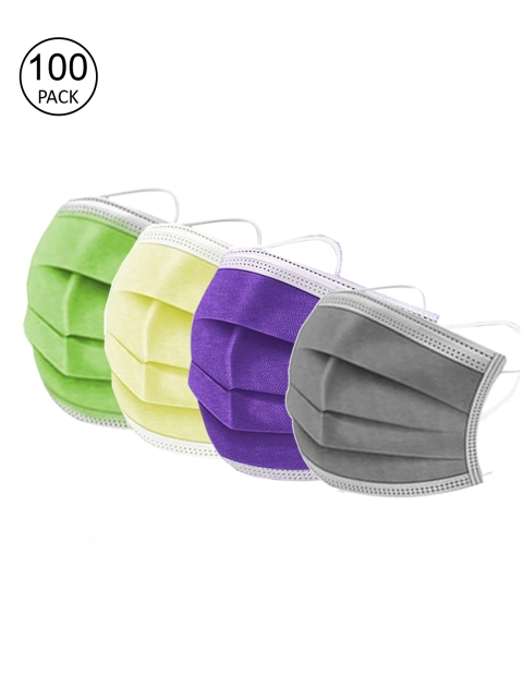

Swiss Design Pack Of 100 Assorted 3-Ply Surgical Mask