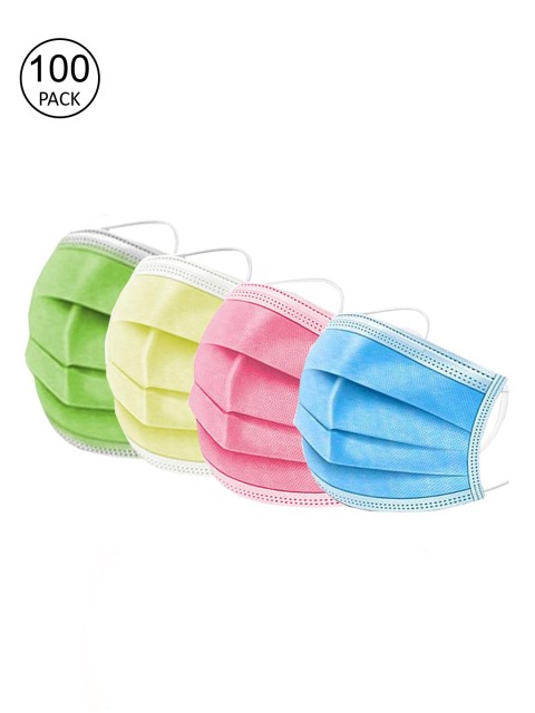 

Swiss Design Pack Of 100 Assorted 3-Ply Surgical Mask