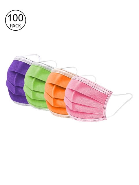 

Swiss Design Pack Of 100 Assorted 3-Ply Surgical Mask