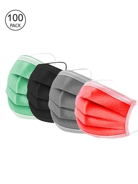 

Swiss Design Pack Of 100 Assorted 3-Ply Surgical Mask