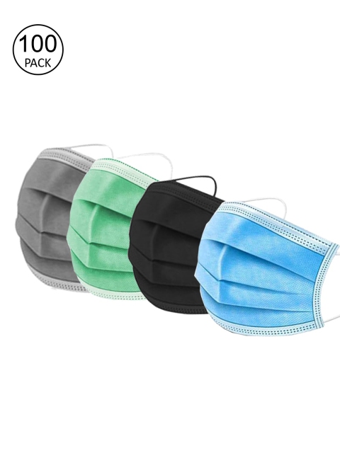 

Swiss Design Pack Of 100 Assorted 3-Ply Surgical Mask