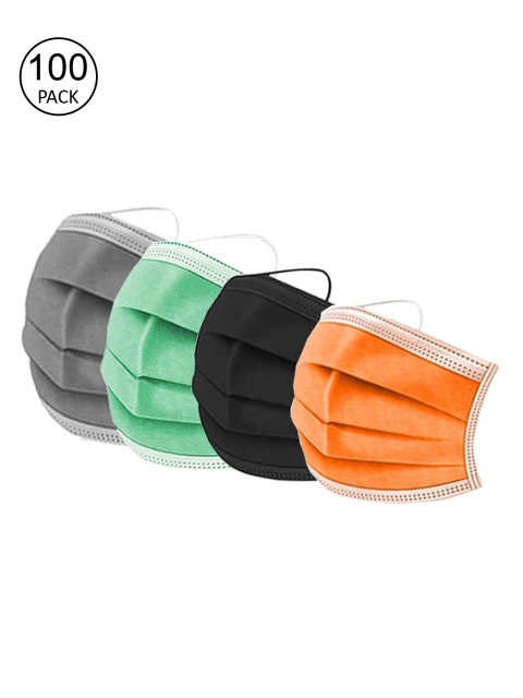 

Swiss Design Pack Of 100 Assorted 3-Ply Surgical Mask