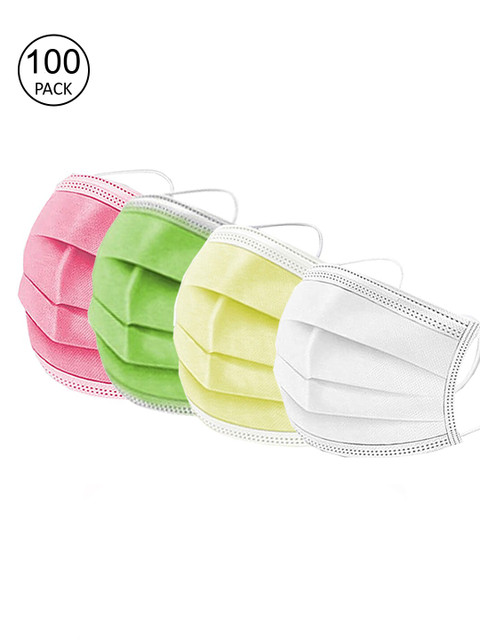 

Swiss Design Pack Of 100 Assorted 3-Ply Surgical Mask