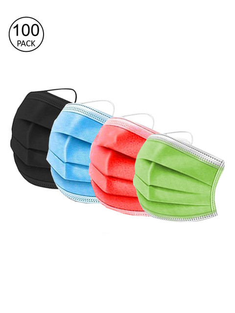 

Swiss Design Pack Of 100 Assorted 3-Ply Surgical Mask