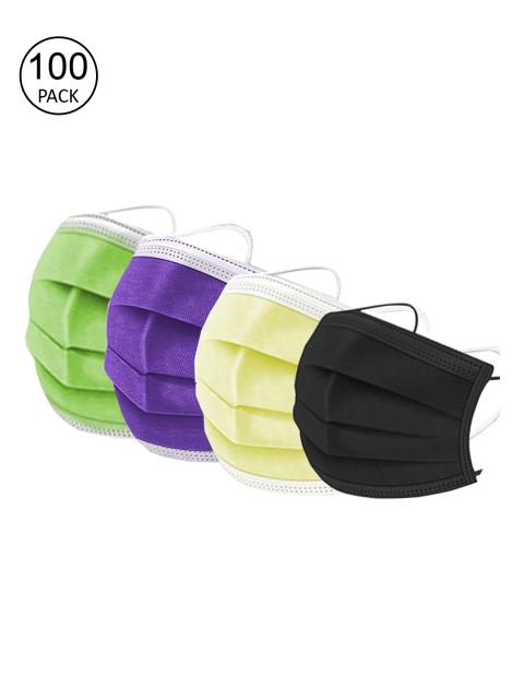 

Swiss Design Pack Of 100 Assorted 3-Ply Surgical Mask