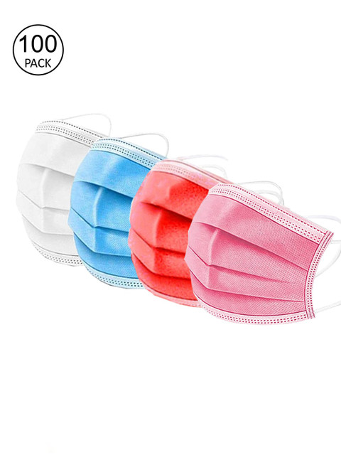 

Swiss Design Pack Of 100 Assorted 3-Ply Surgical Mask